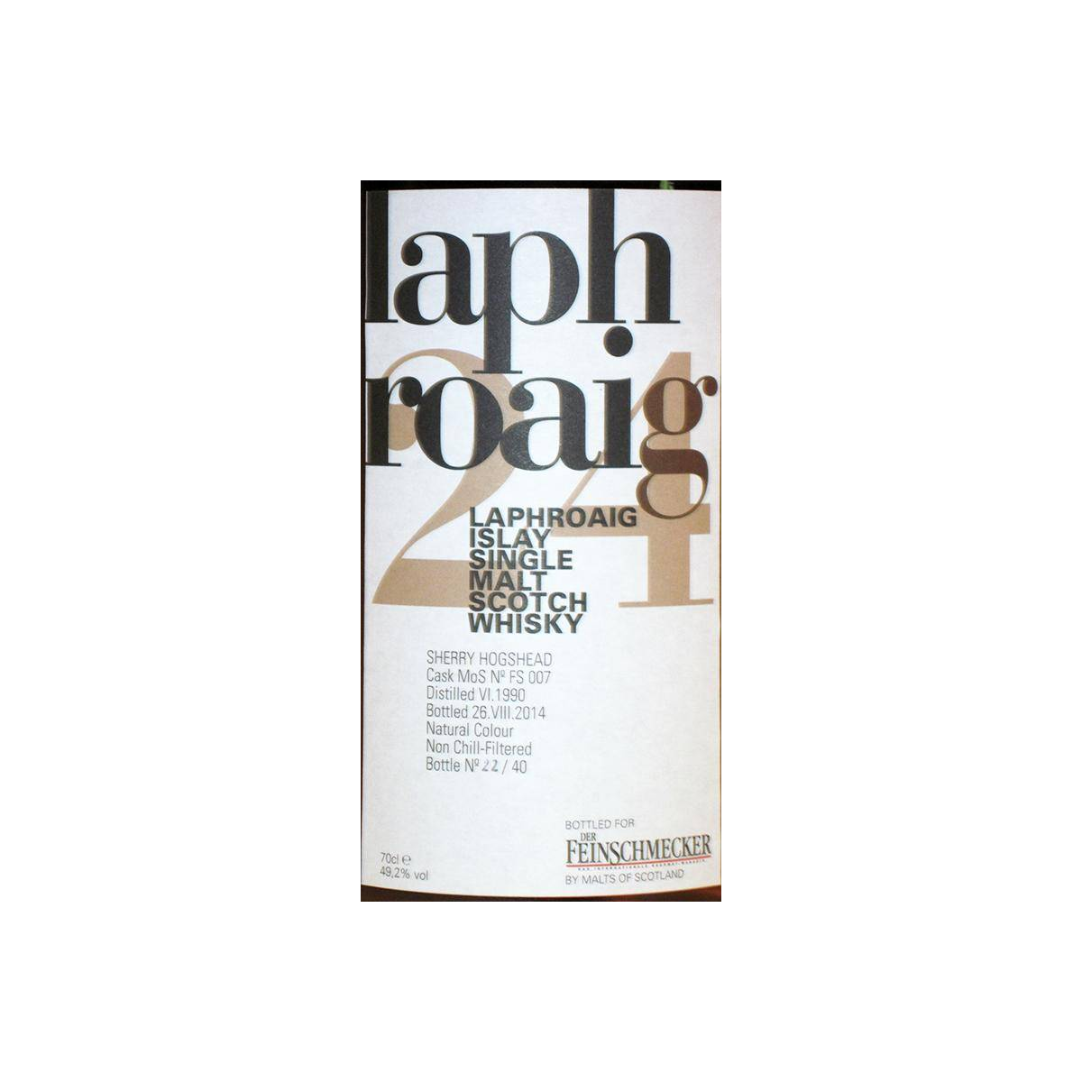 Laphroaig 1990 24 Years Single Malt Whisky 2