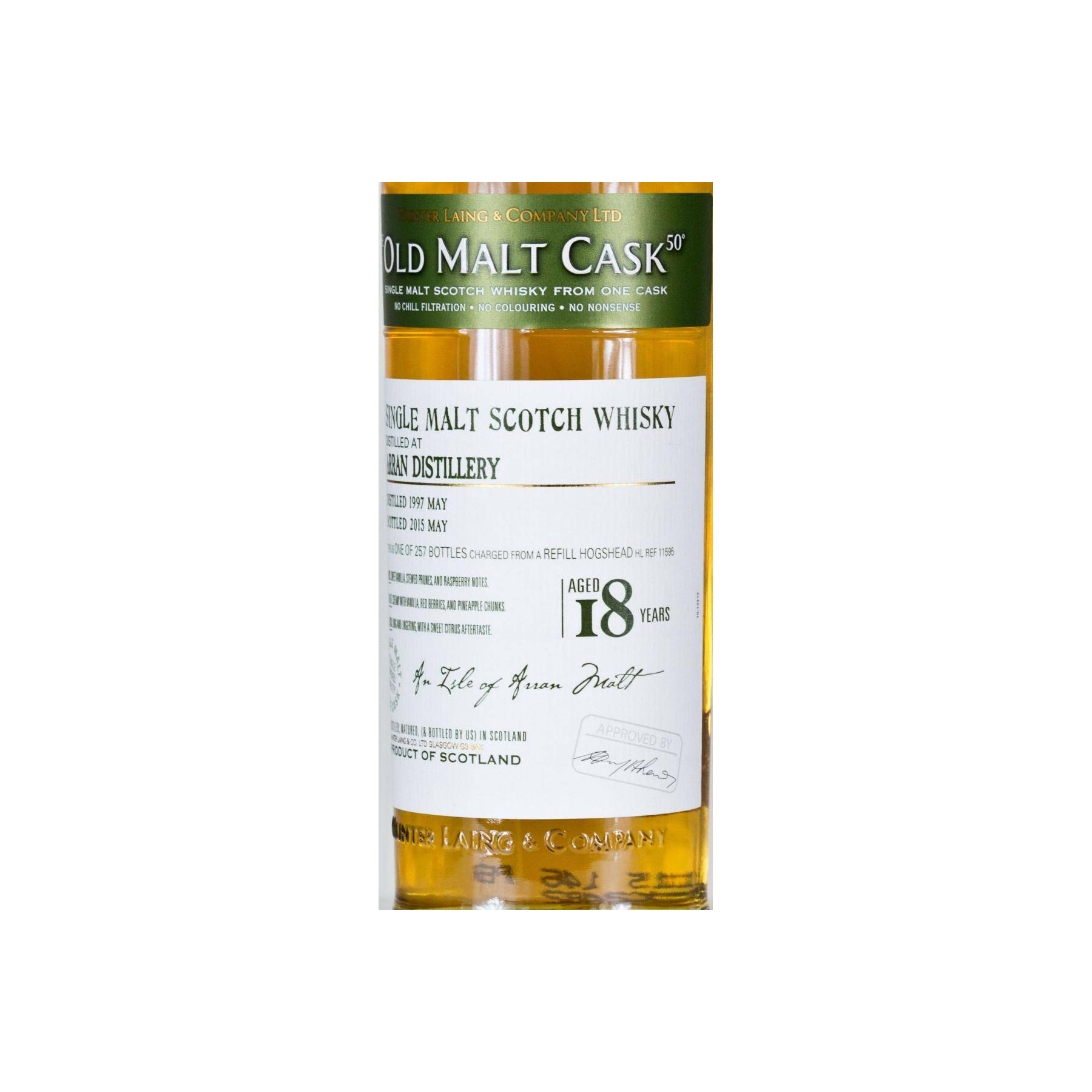 Arran Old Malt Cask 1997 18 Years Single Malt Whisky 3