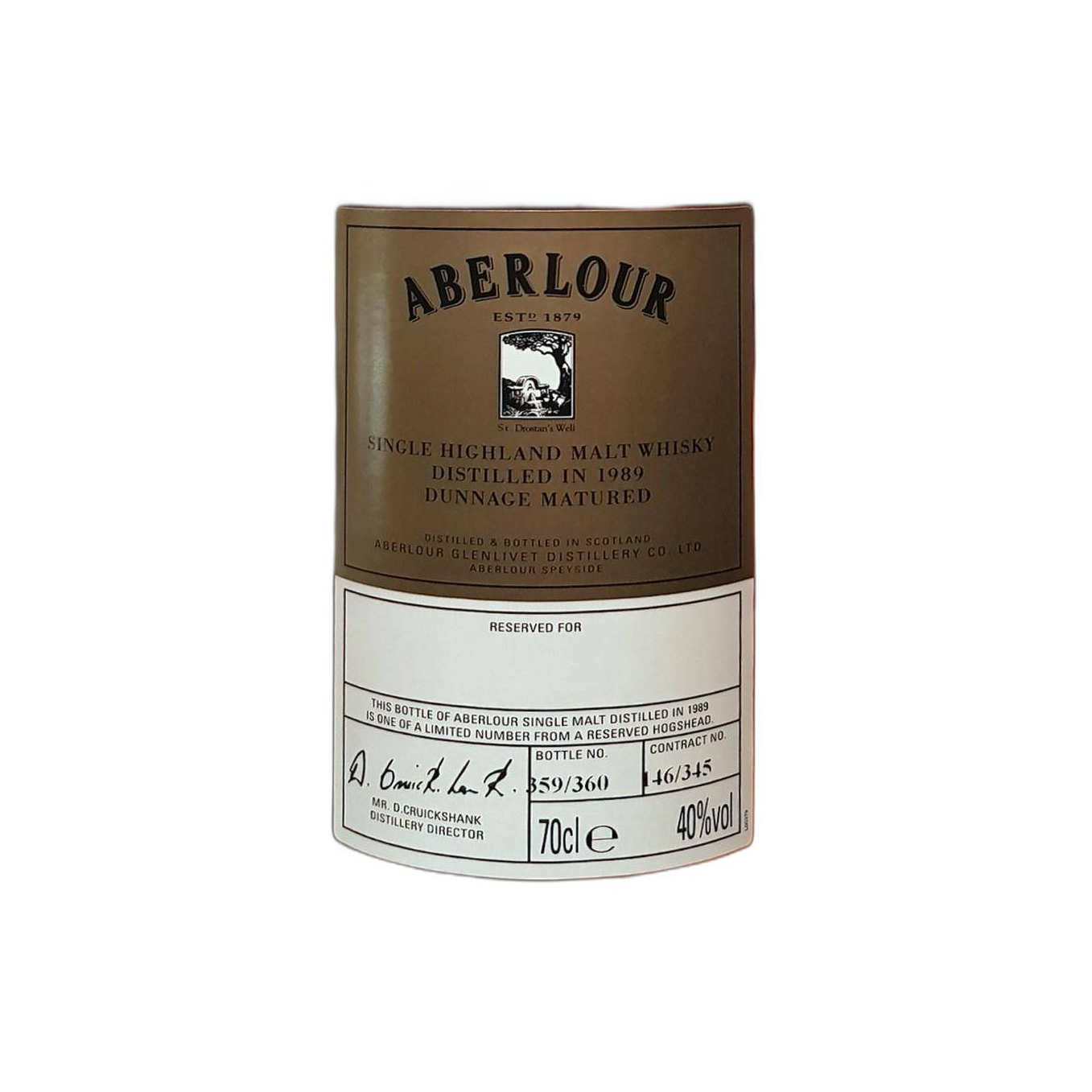 Aberlour 1989 Single Malt Whisky 2