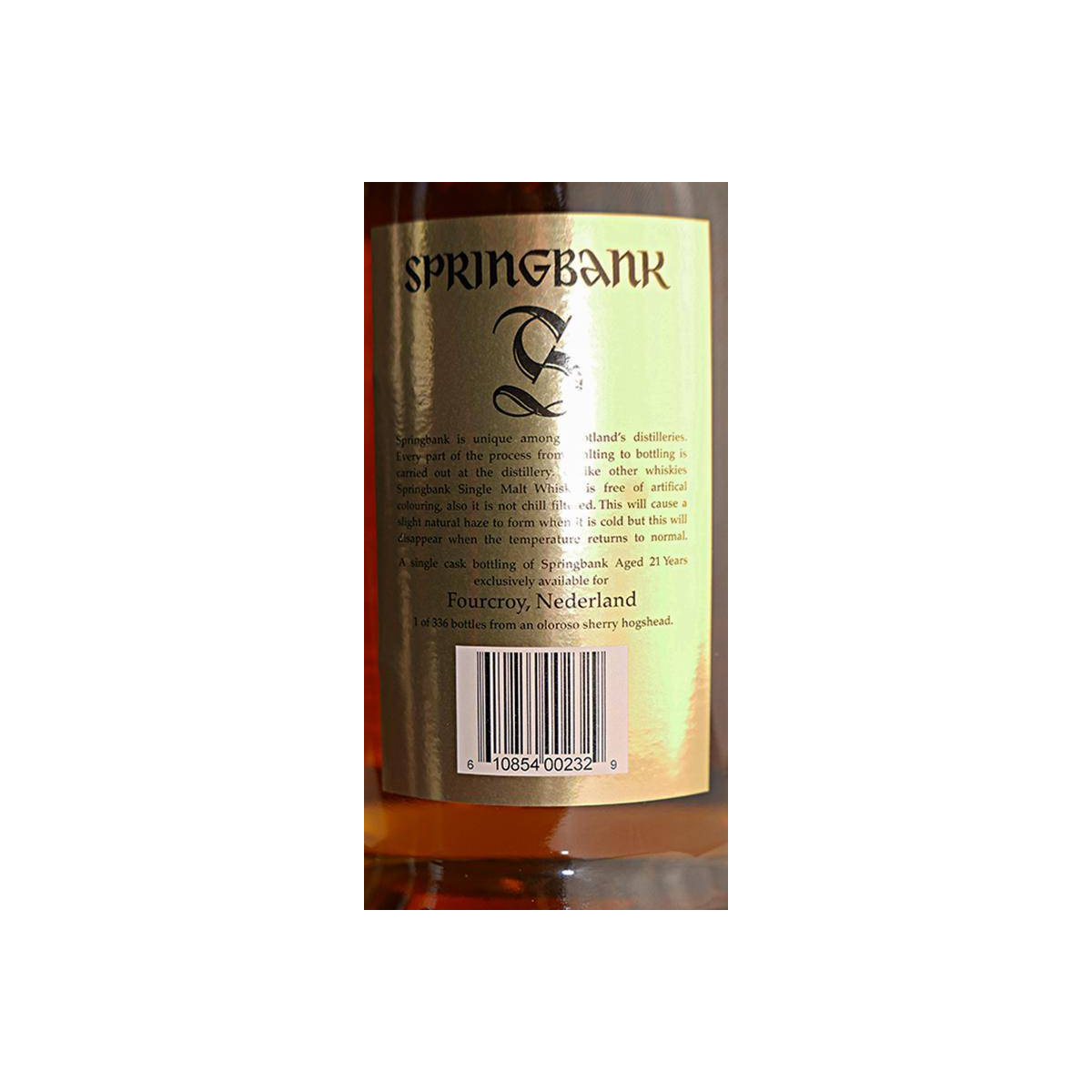 Springbank Single Cask 1995 21 Years Single Malt Whisky 2