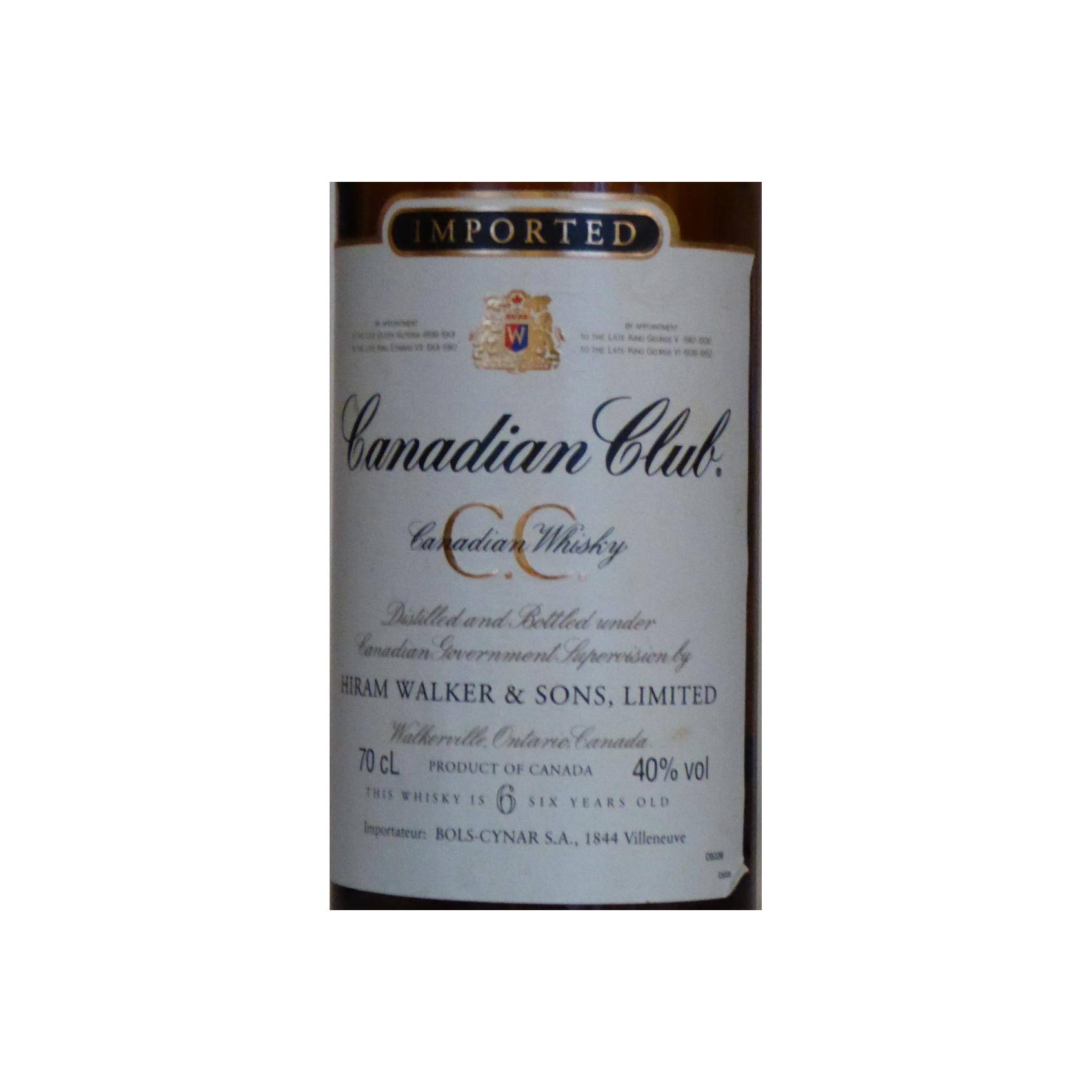 Canadian Club 6 Years