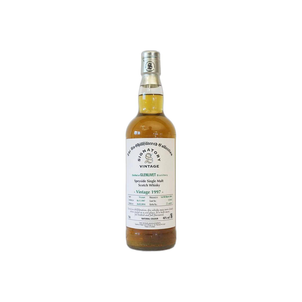 The Glenlivet The Un-Chillfiltered Collection 1997 16 Years Single Malt Whisky