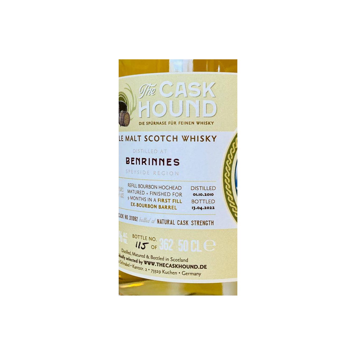 Benrinnes 2010 11 Years Single Malt Whisky 2