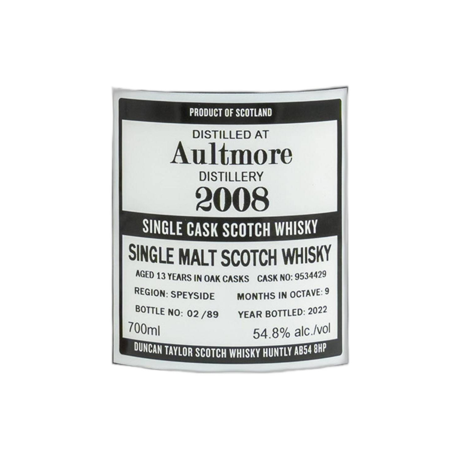 Aultmore The Octave 2008 13 Years Single Malt Whisky 3