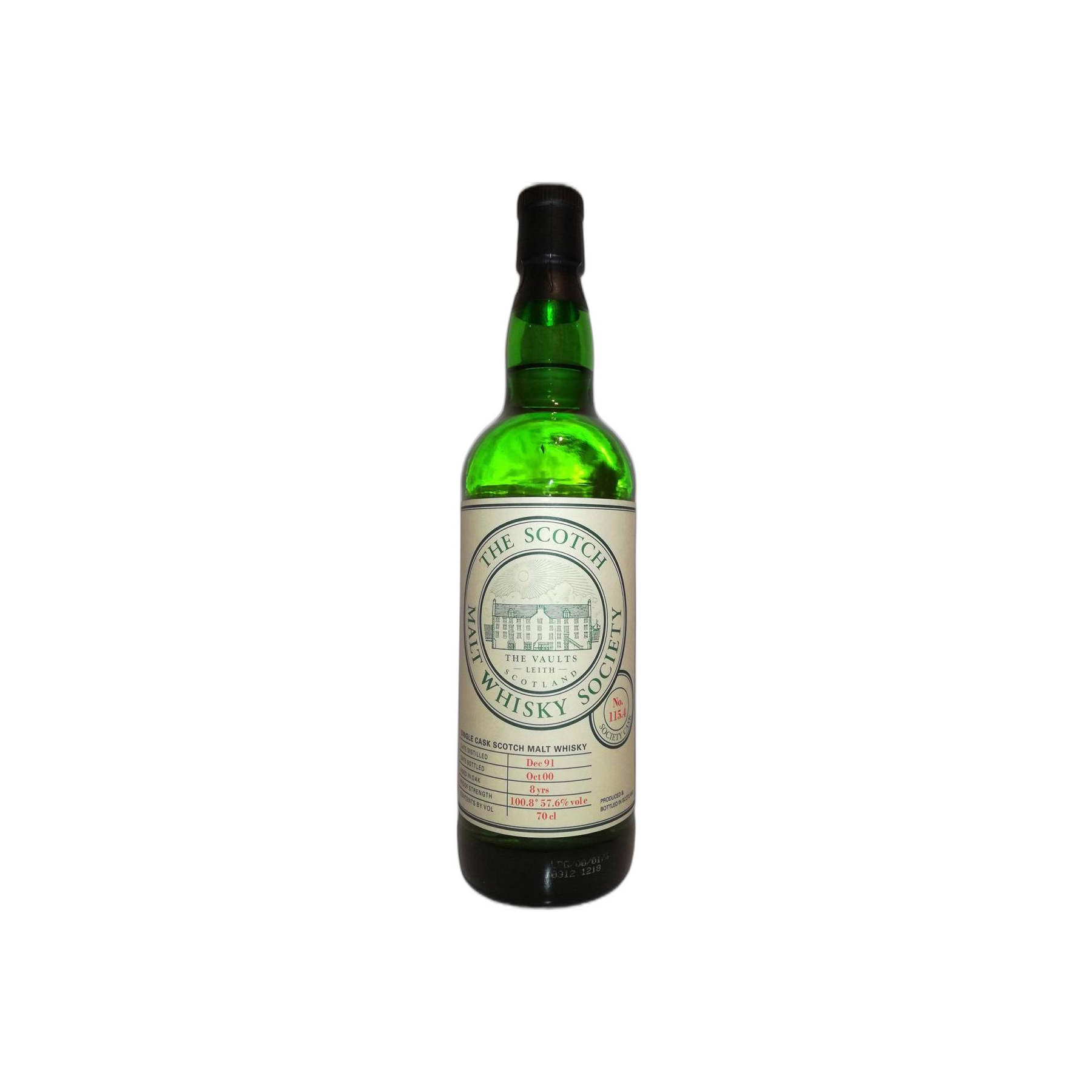The Scotch Malt Whisky Society 1991 8 Years Single Malt Whisky