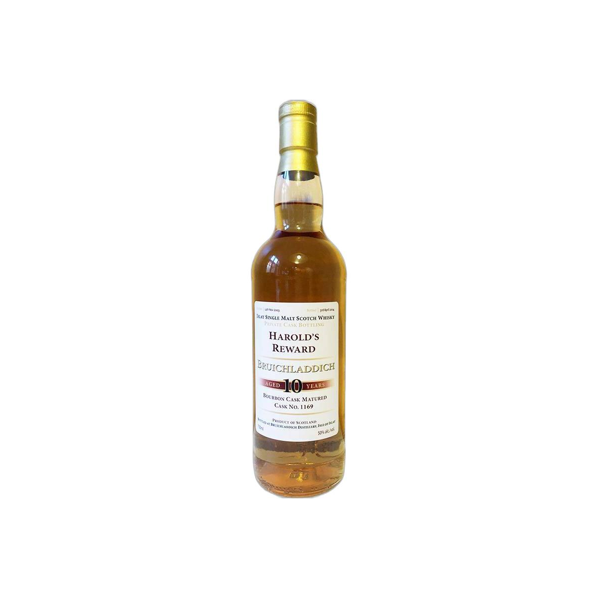Bruichladdich 2003 10 Years Single Malt Whisky