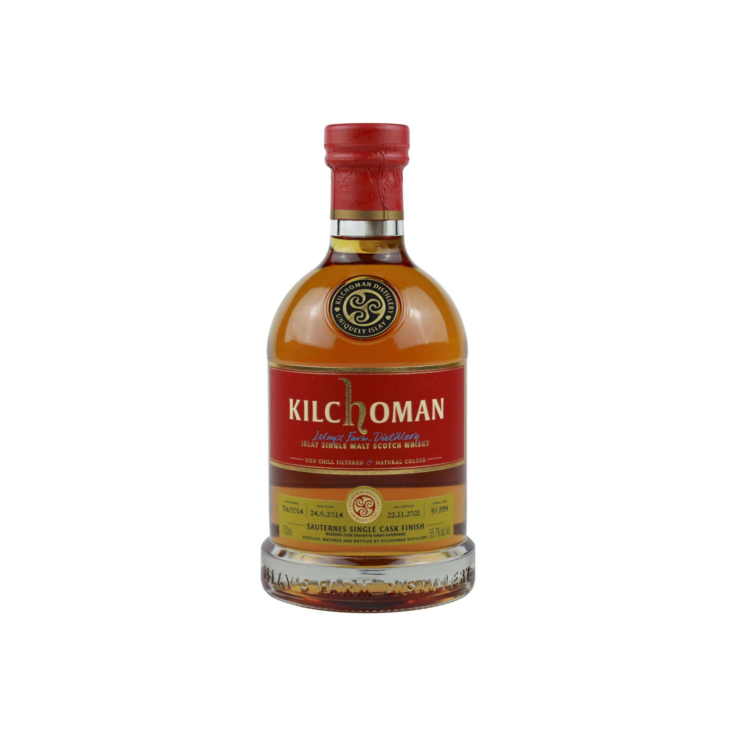 Kilchoman 2014 7 Years Single Malt Whisky
