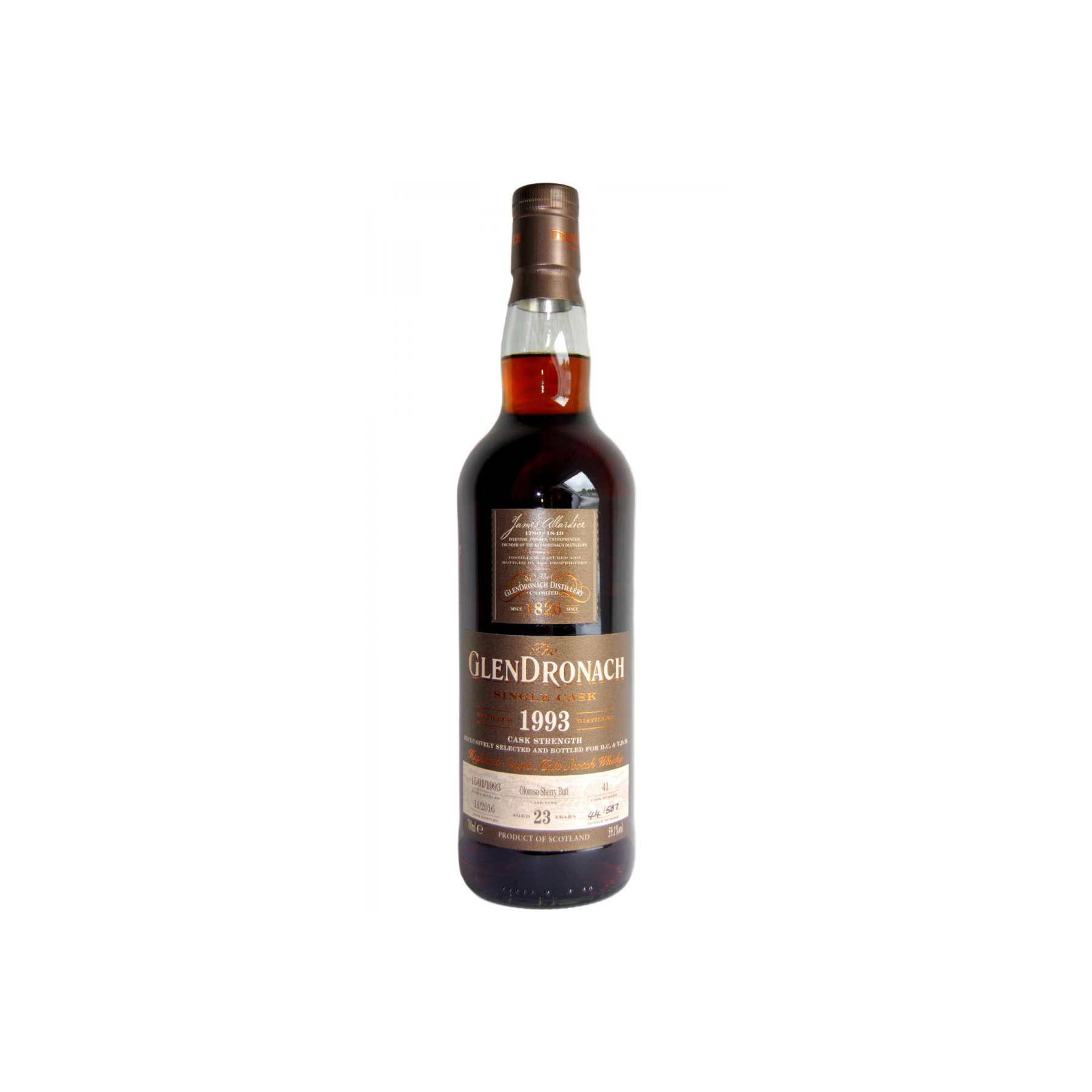 GlenDronach Single Cask 1993 23 Years Single Malt Whisky