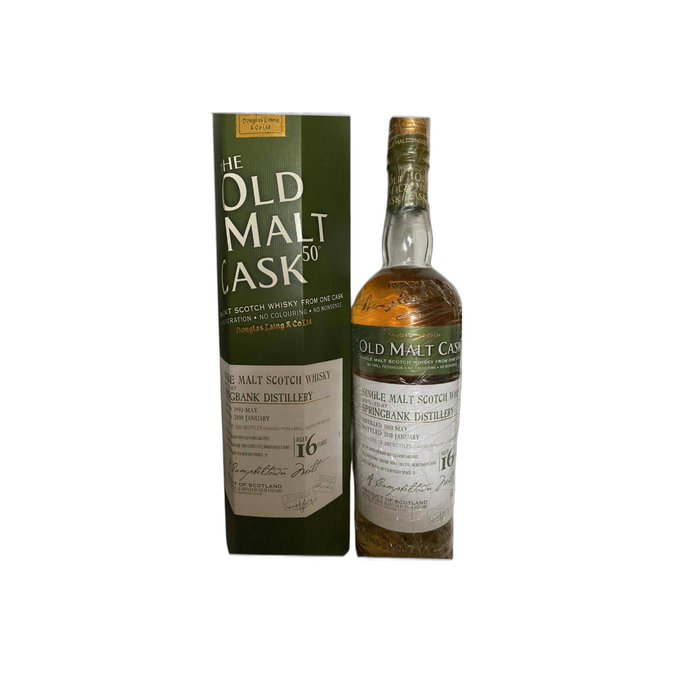 Springbank Old Malt Cask 1993 16 Years Single Malt Whisky