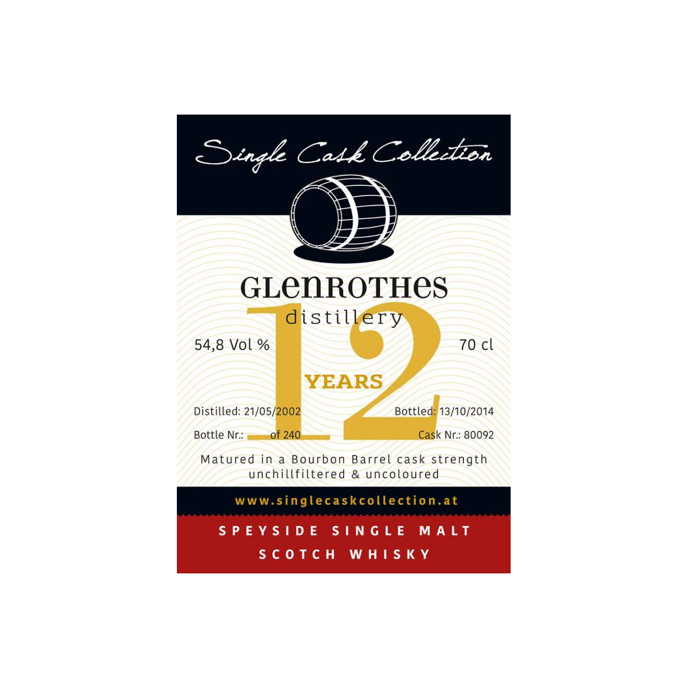 The Glenrothes 2002 12 Years Single Malt Whisky