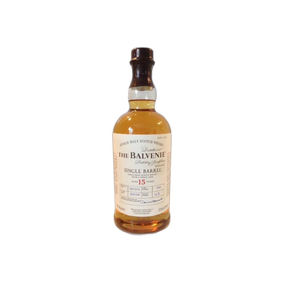 The Balvenie Single Cask 1998 15 Years Single Malt Whisky