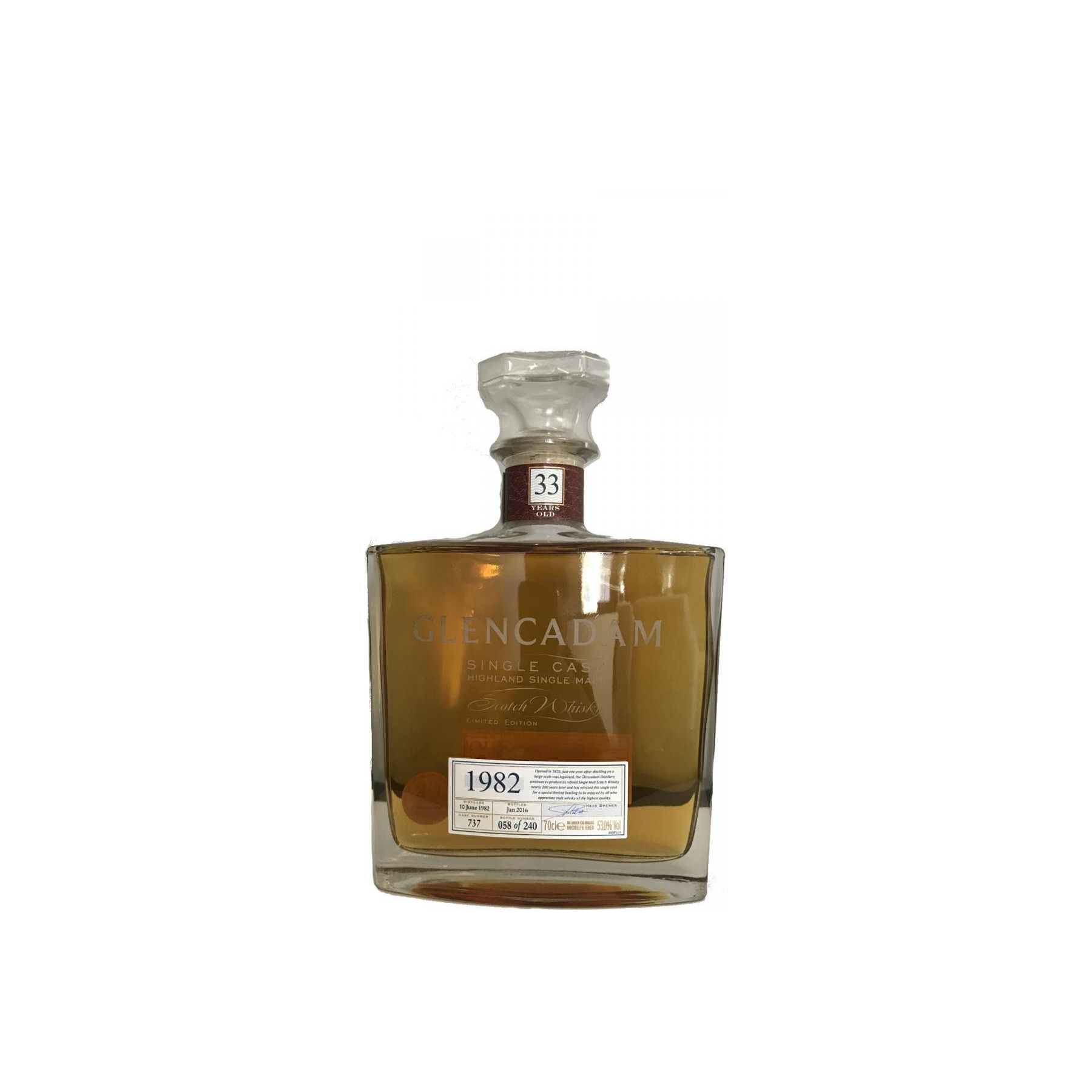 Glencadam Single Cask 1982 33 Years Single Malt Whisky 2