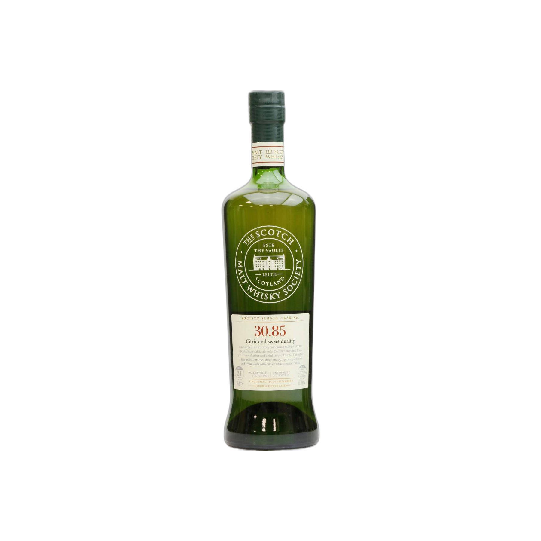The Scotch Malt Whisky Society 1993 21 Years Single Malt Whisky