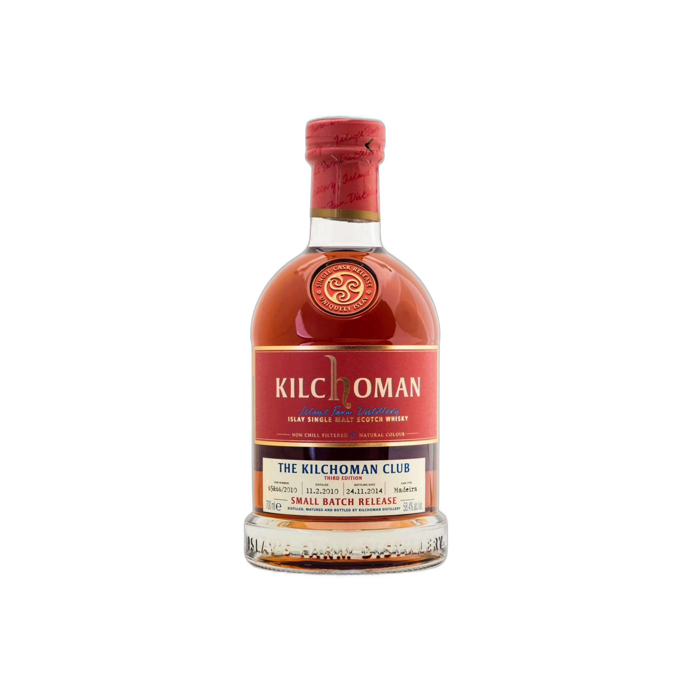 Kilchoman 2010 4 Years Single Malt Whisky