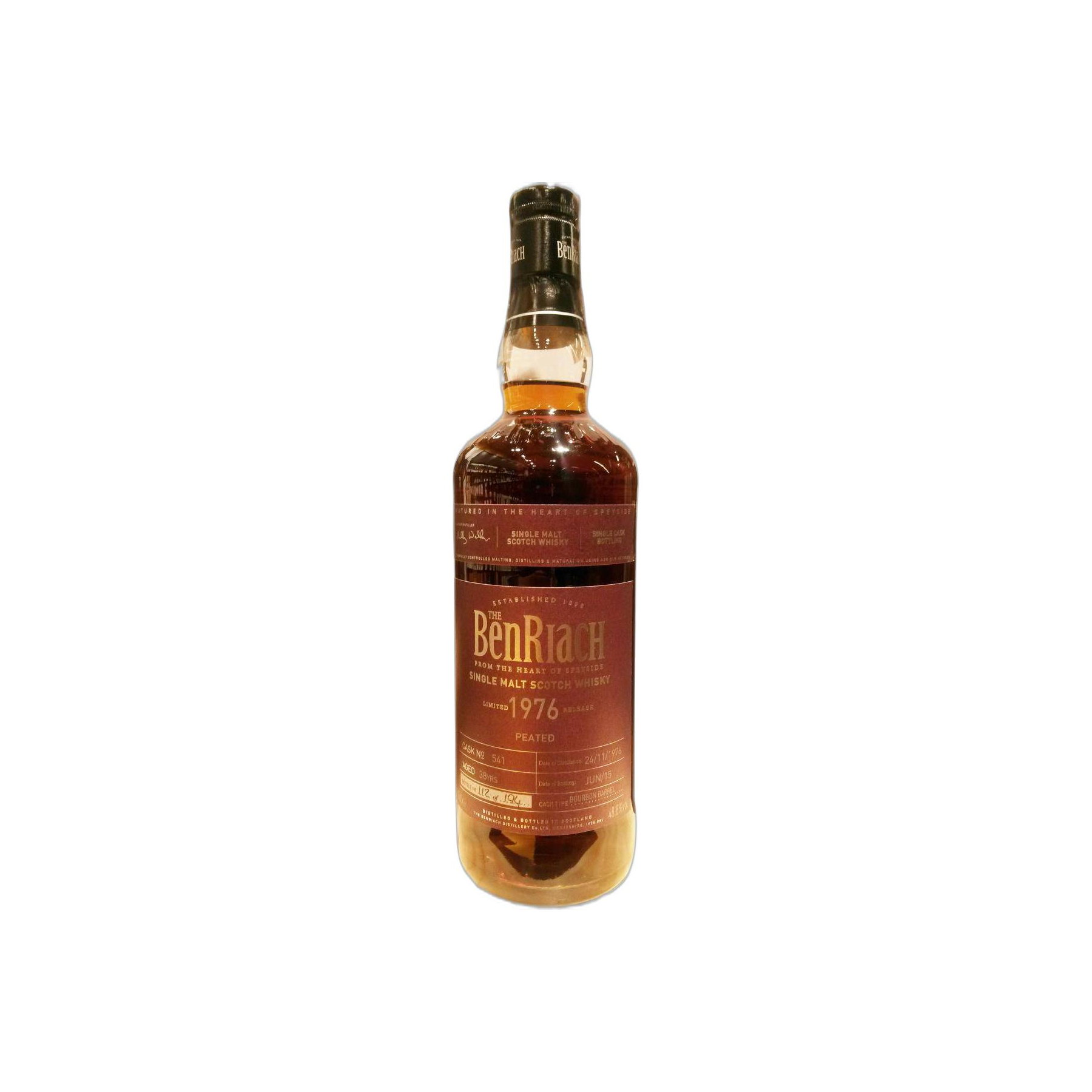 BenRiach 1976 38 Years Single Malt Whisky
