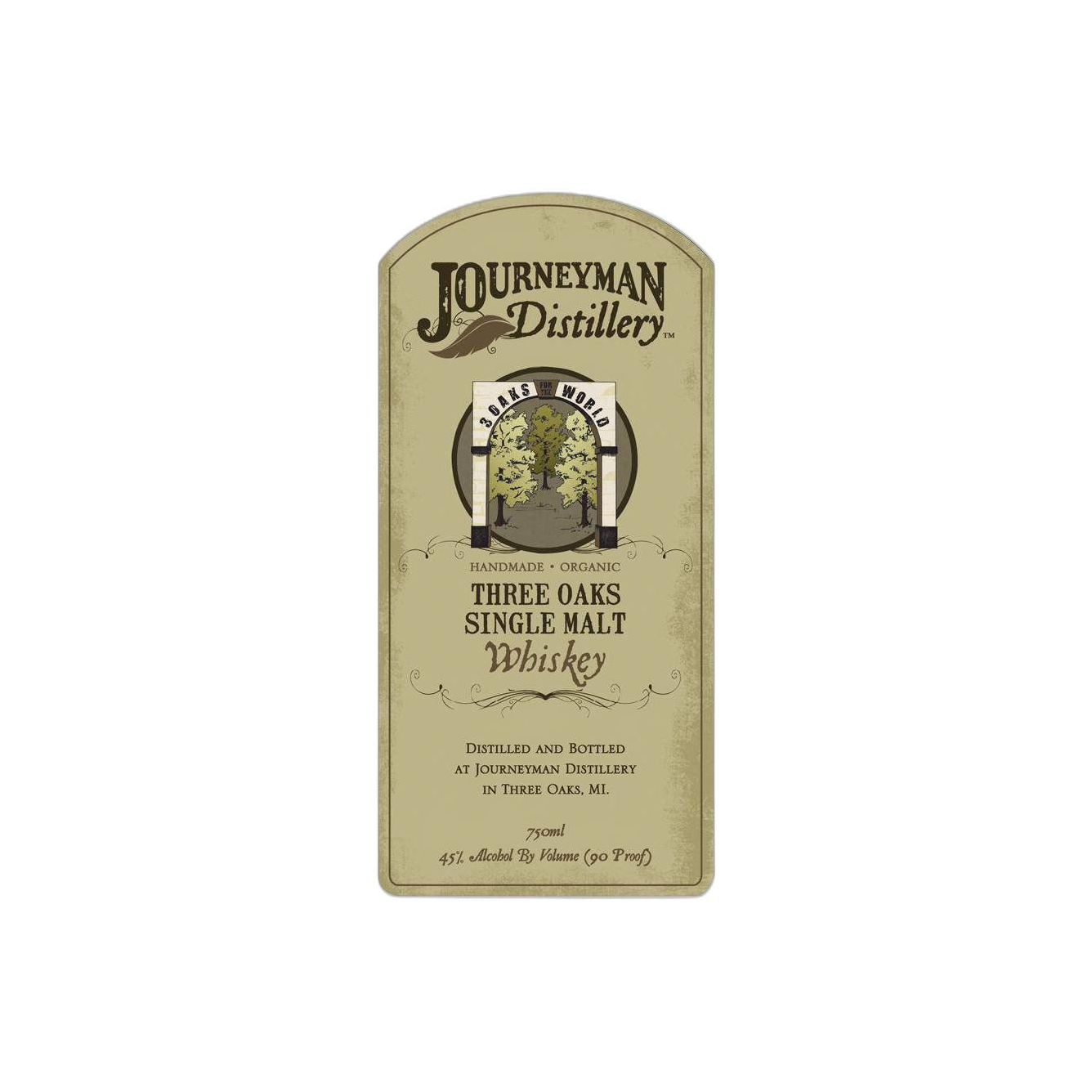 Journeyman Distillery Three Oaks Single Malt 2