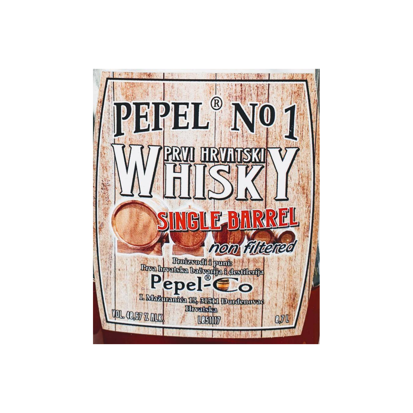 Pepel No1 Single Barrel