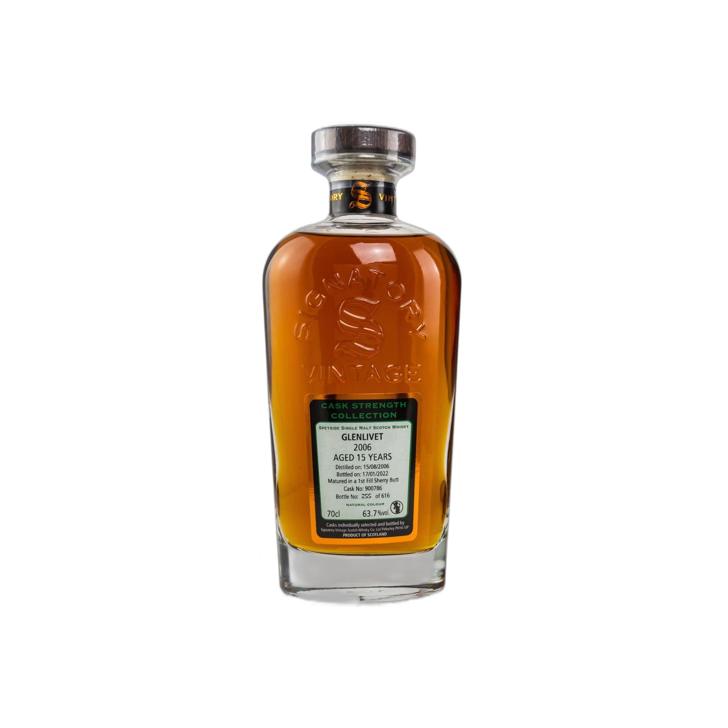 The Glenlivet Cask Strength Collection 2006 15 Years Single Malt Whisky