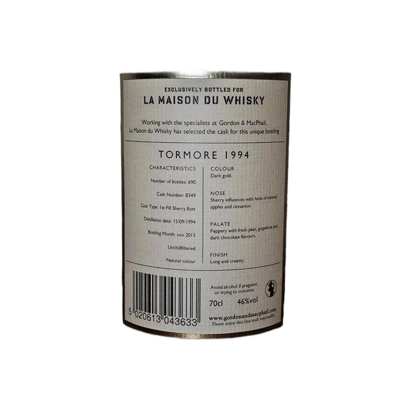 Tormore Reserve 1994 18 Years Single Malt Whisky