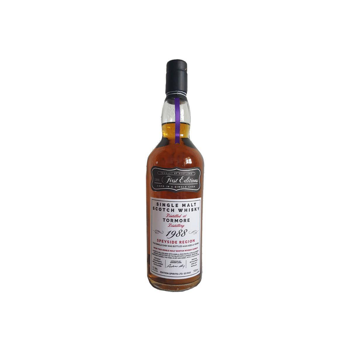 Tormore The First Editions 1988 27 Years Single Malt Whisky 2