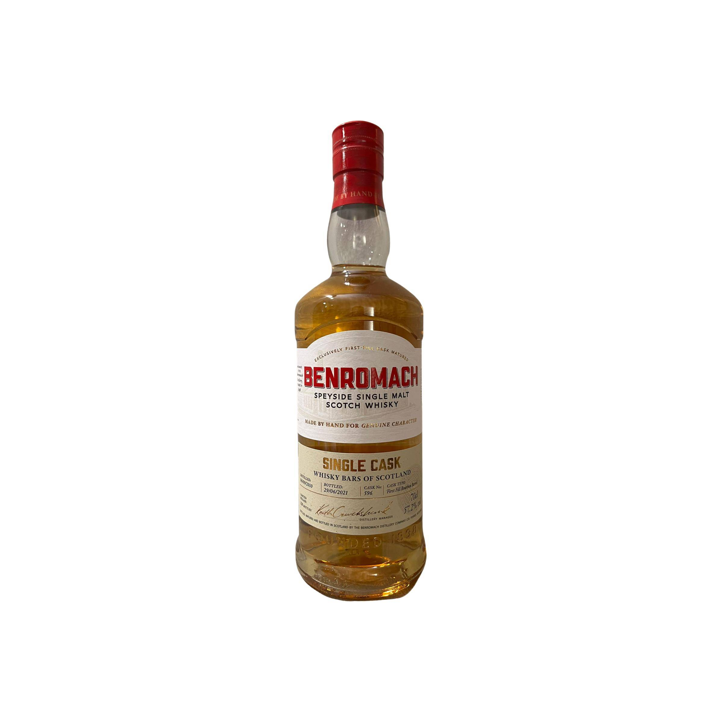 Benromach Single Cask 2010 10 Years Single Malt Whisky