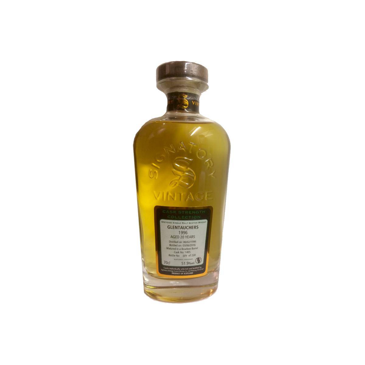 Glentauchers Cask Strength Collection 1996 20 Years Single Malt Whisky