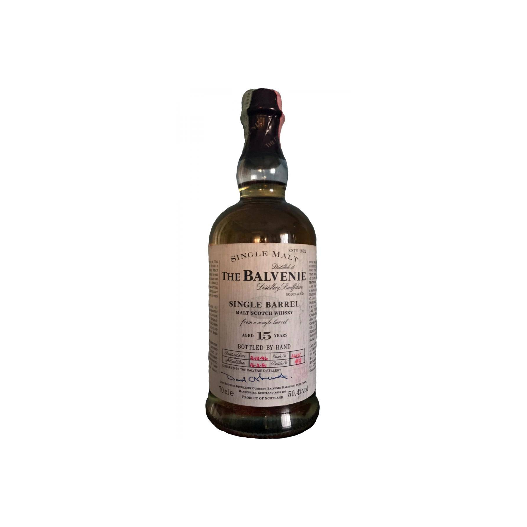 The Balvenie Single Cask 1981 15 Years Single Malt Whisky