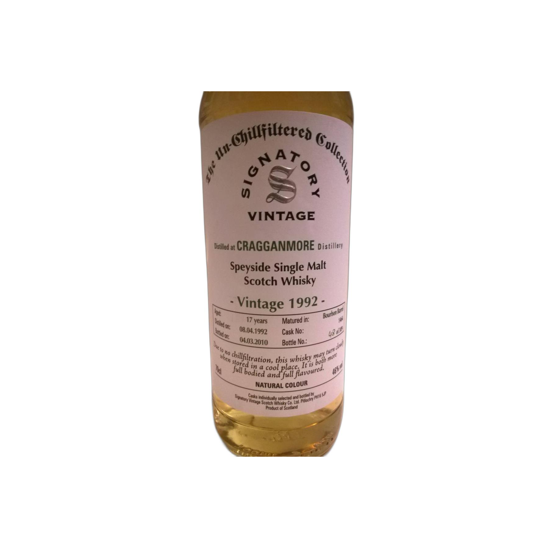 Cragganmore The Un-Chillfiltered Collection 1992 17 Years Single Malt Whisky 2
