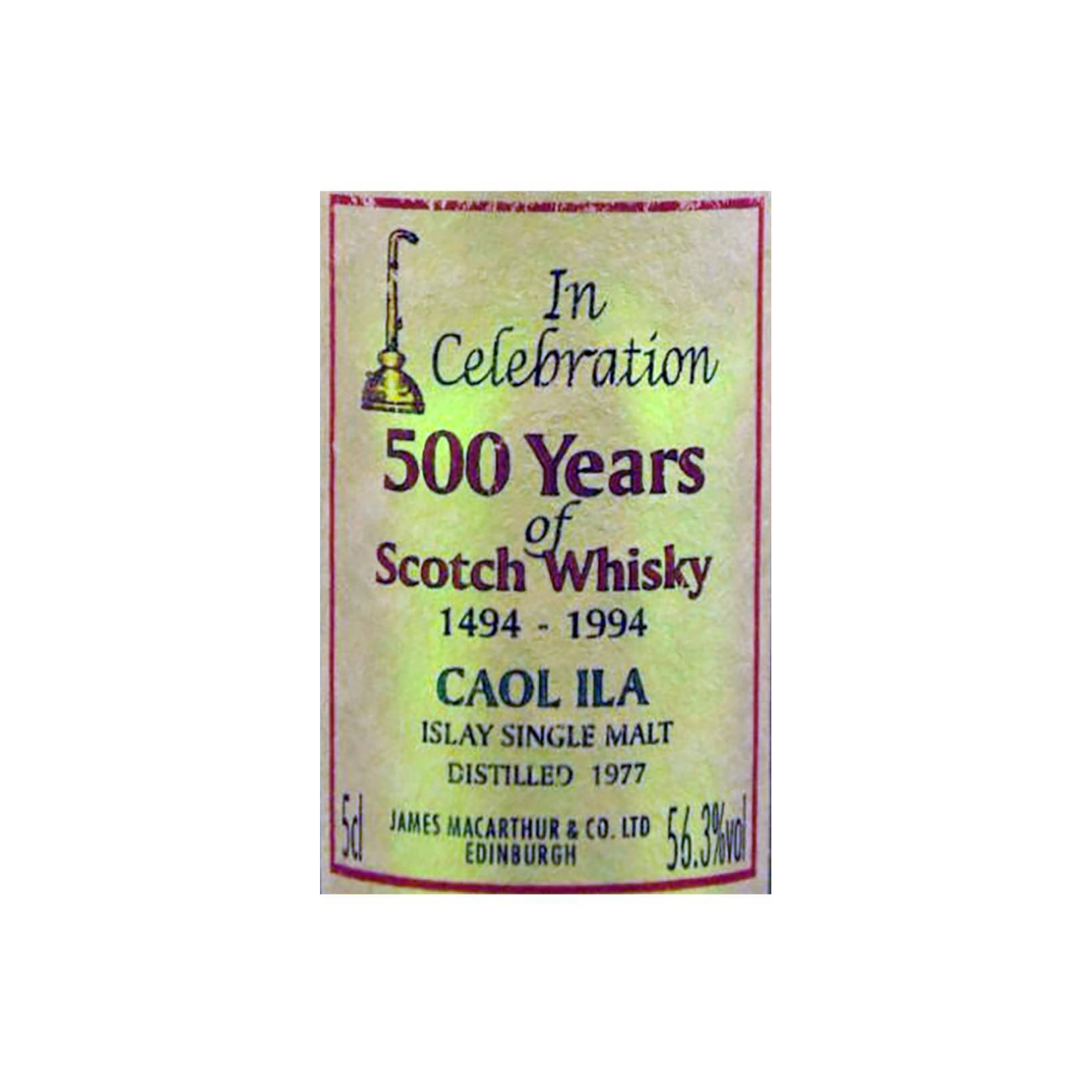 Caol Ila 1977 17 Years Single Malt Whisky 3