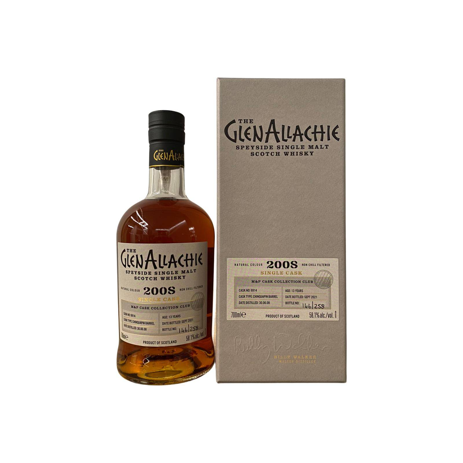 The GlenAllachie Single Cask 2008 13 Years Single Malt Whisky 2