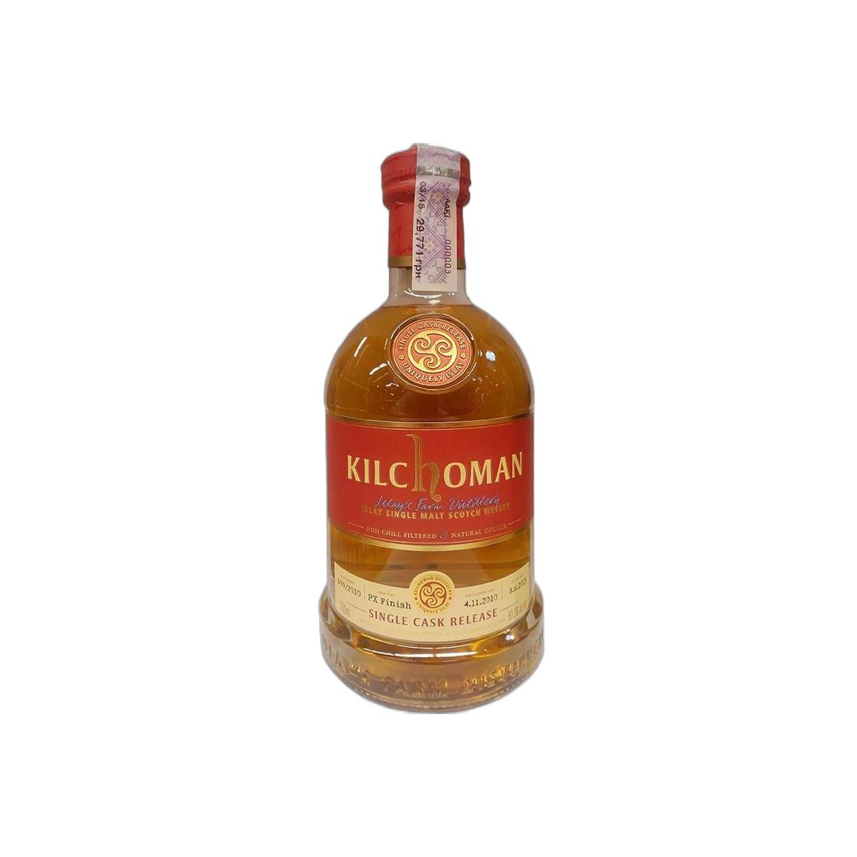 Kilchoman 2010 4 Years Single Malt Whisky
