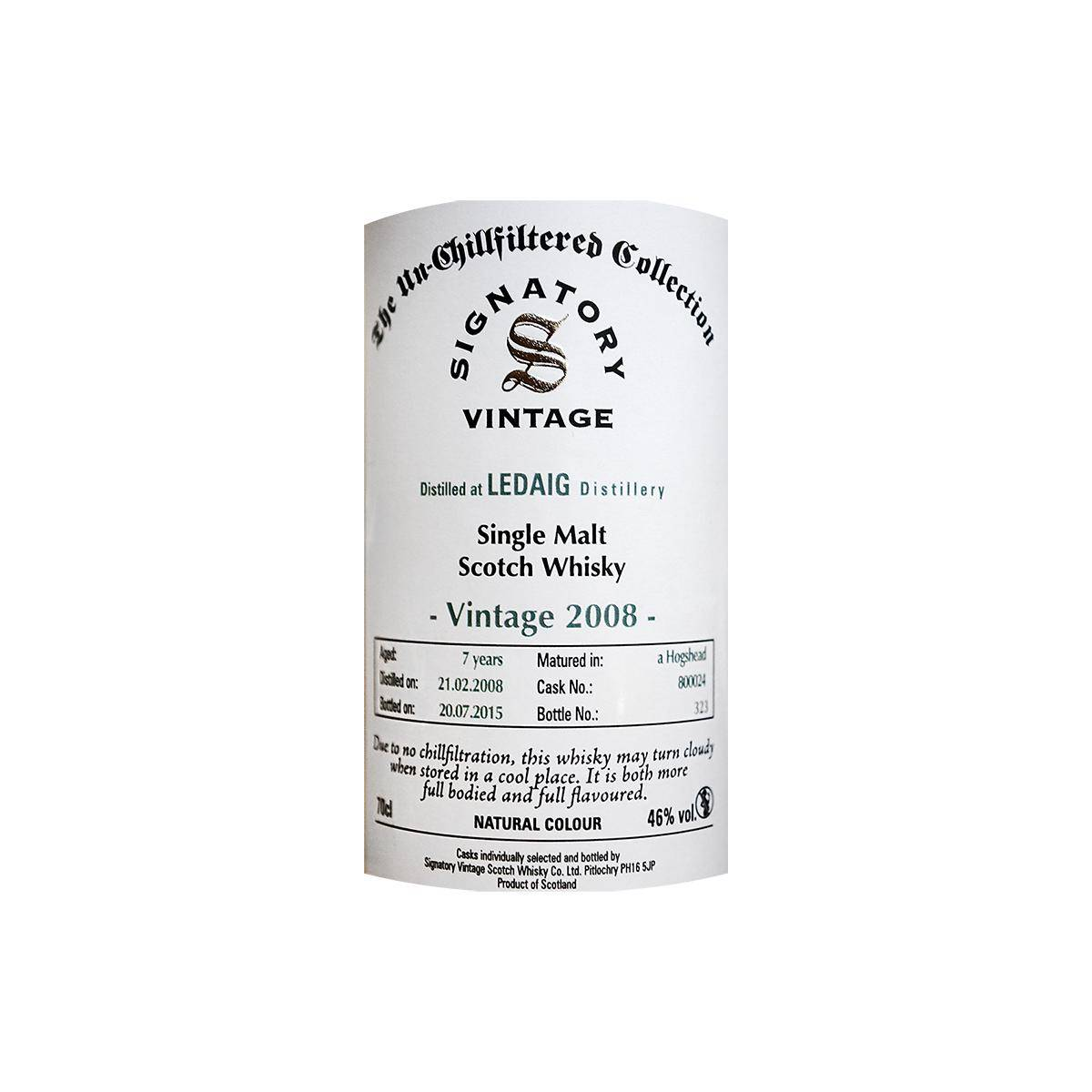 Tobermory The Un-Chillfiltered Collection 2008 7 Years Single Malt Whisky