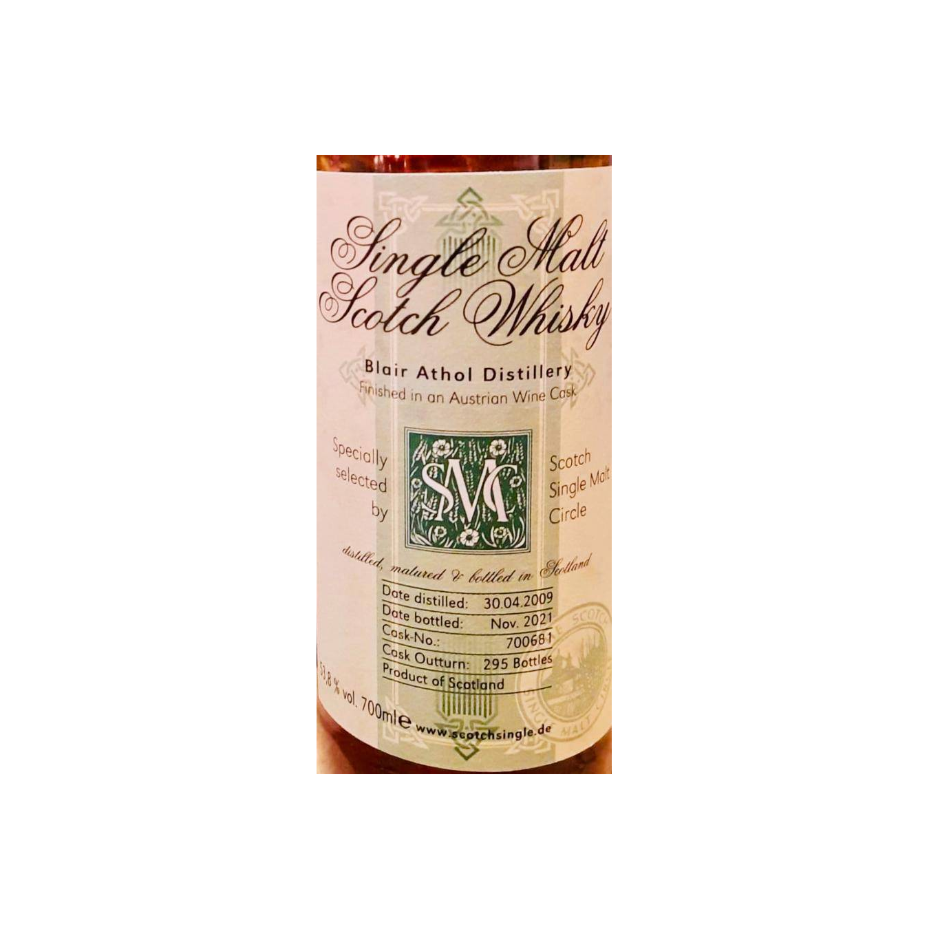 Blair Athol 2009 12 Years Single Malt Whisky 2