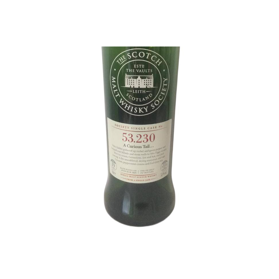 The Scotch Malt Whisky Society 1996 19 Years Single Malt Whisky 2