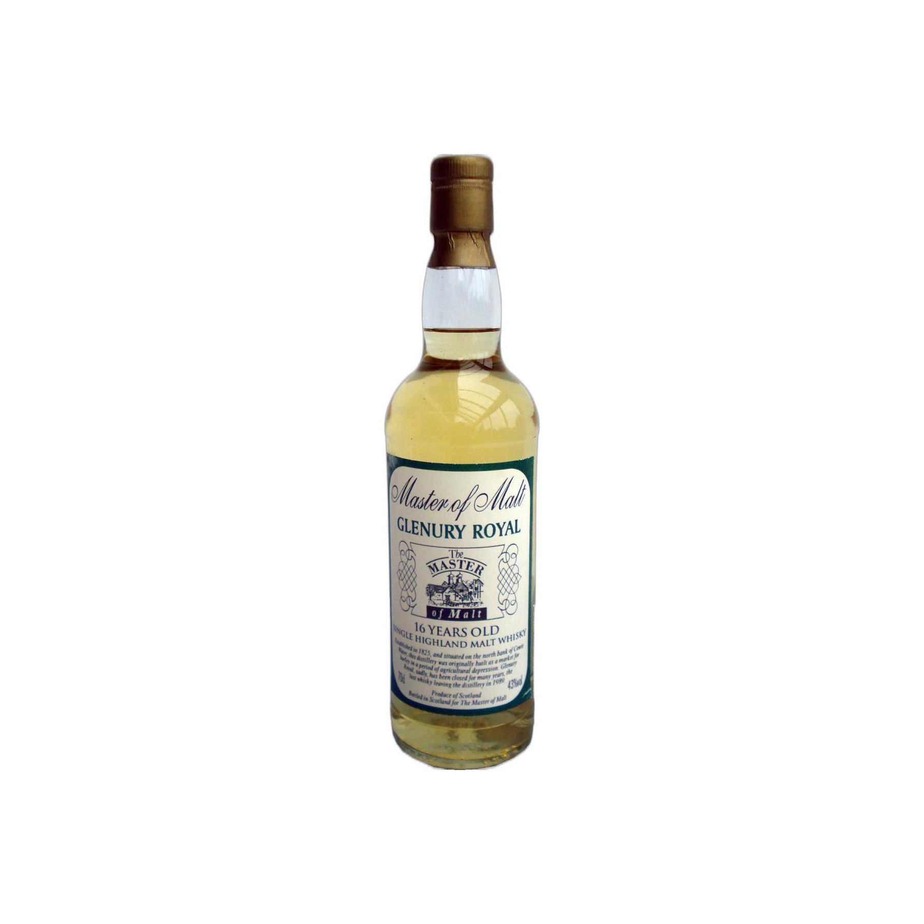 Glenury Royal 16 Years Single Malt Whisky
