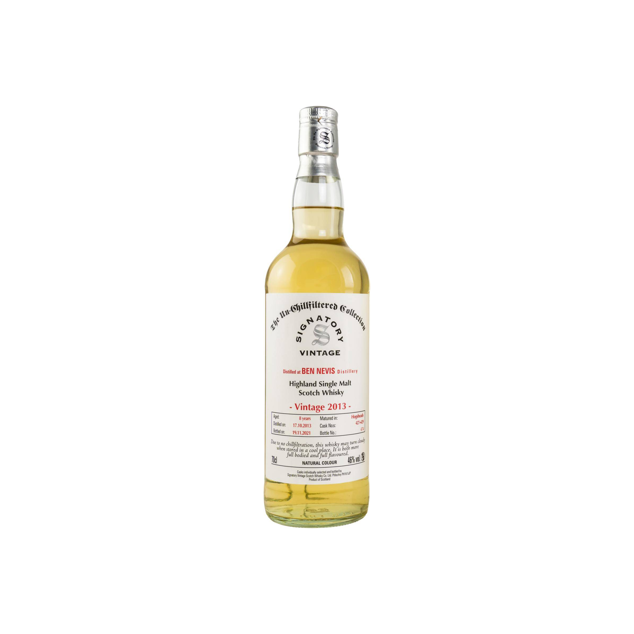 Ben Nevis The Un-Chillfiltered Collection 2013 8 Years Single Malt Whisky