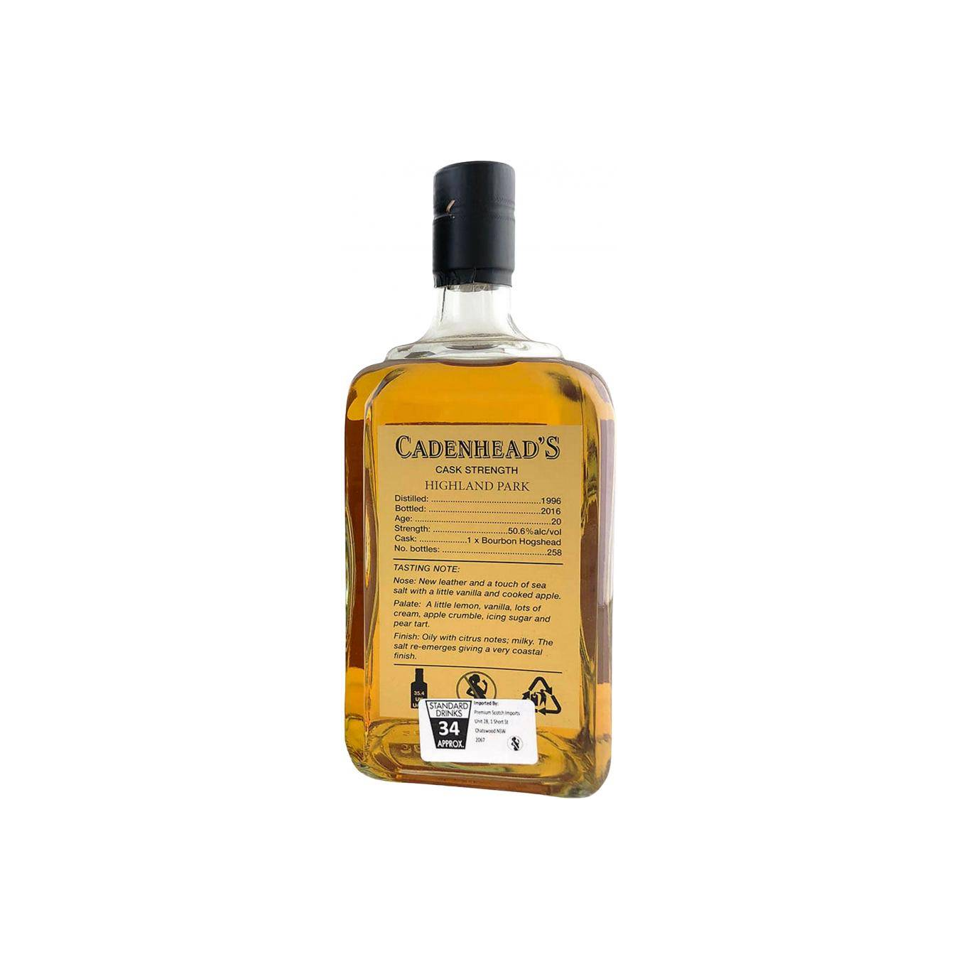Highland Park Single Cask 1996 20 Years Single Malt Whisky 2