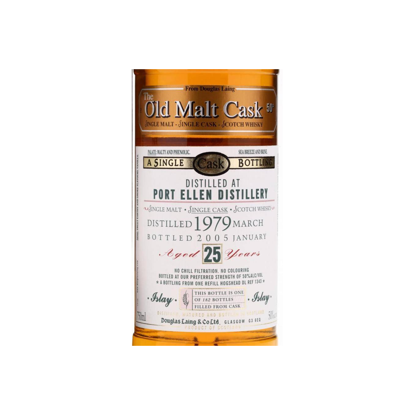 Port Ellen Old Malt Cask 1979 25 Years Single Malt Whisky 2