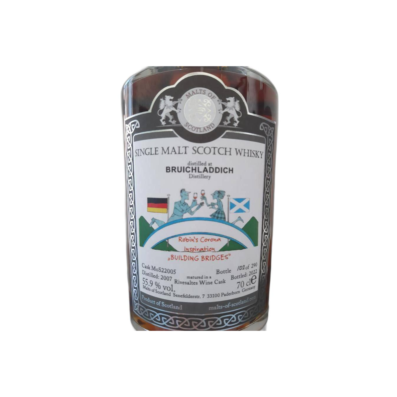 Bruichladdich 2007 15 Years Single Malt Whisky 2