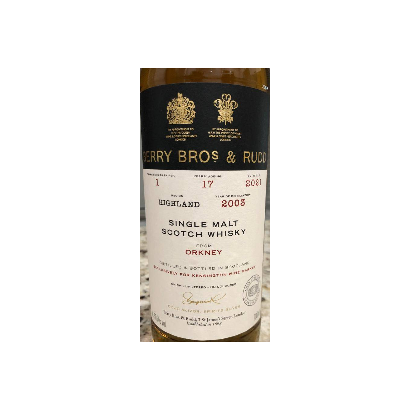 Berry Bros. & Rudd 2003 17 Years Single Malt Whisky 3