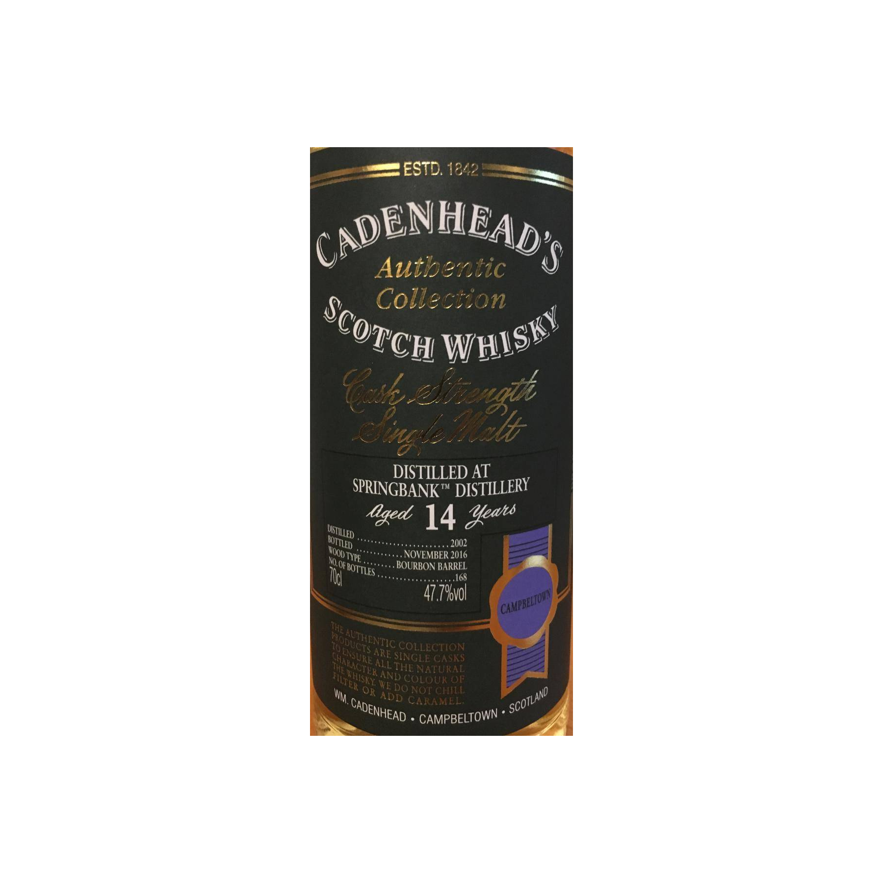 Springbank Authentic Collection 2002 14 Years Single Malt Whisky 2