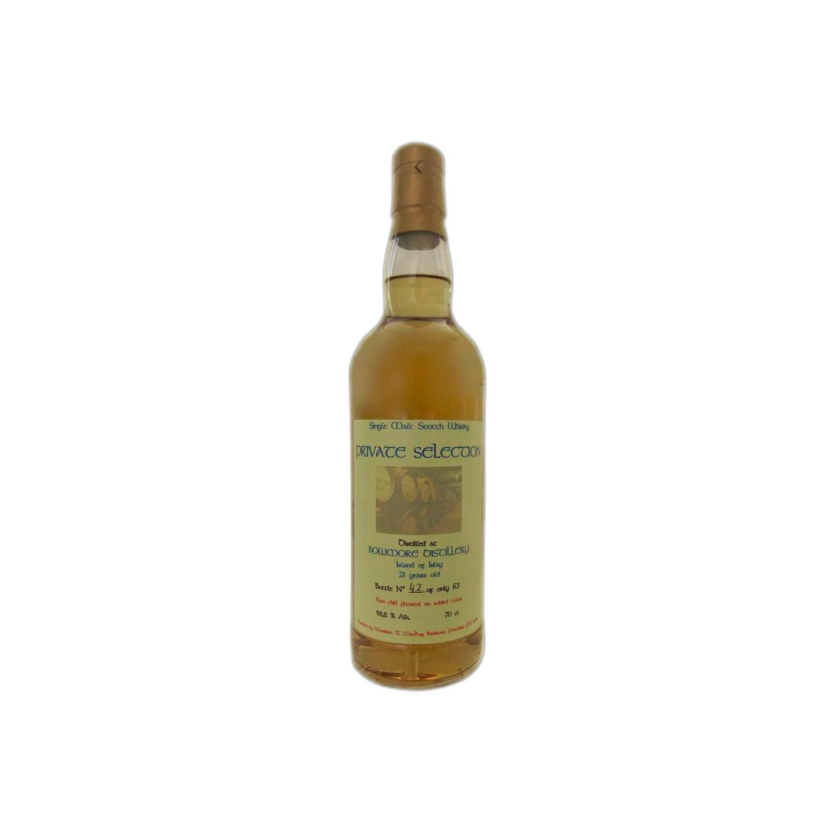 Bowmore 21 Years Single Malt Whisky