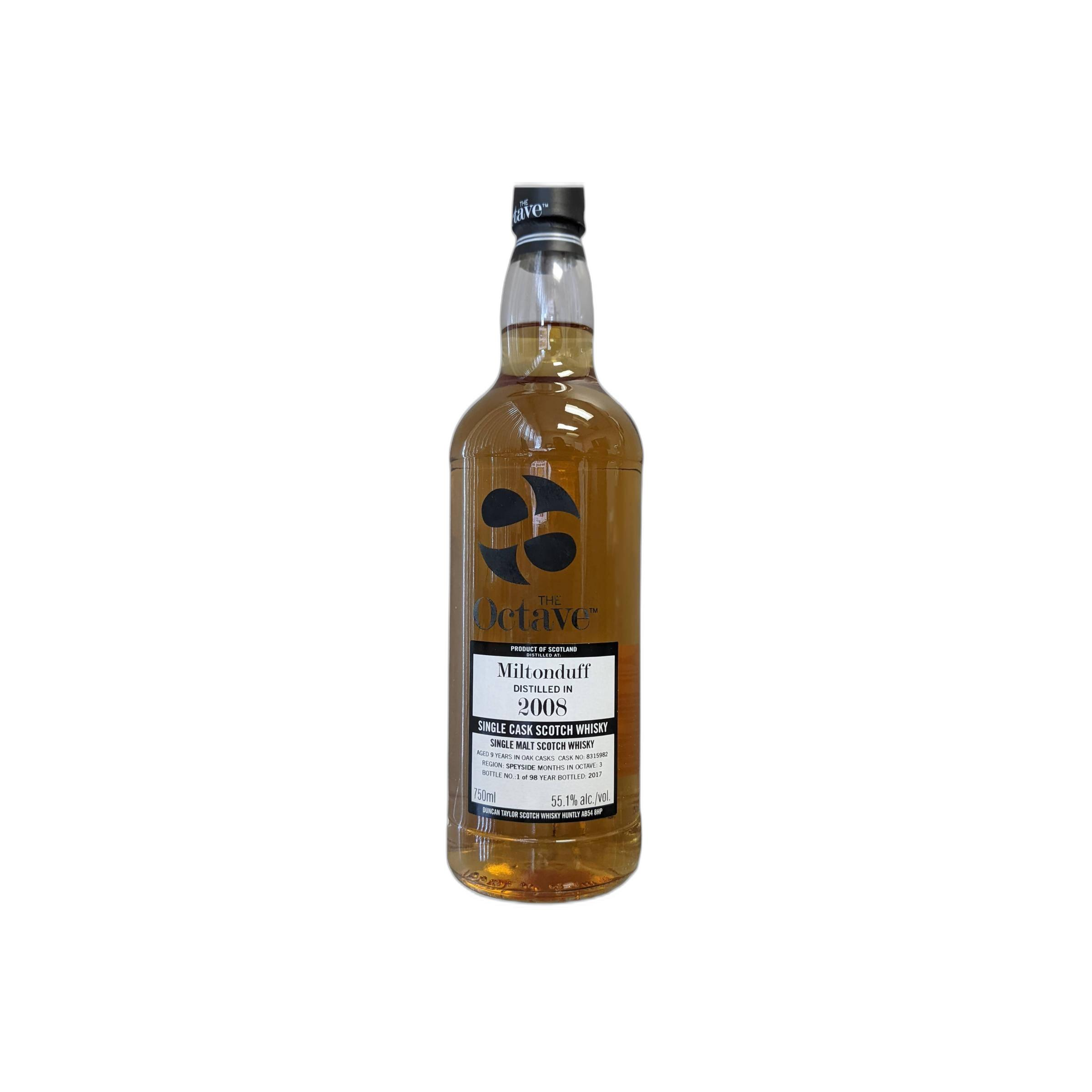 Miltonduff The Octave 2008 9 Years Single Malt Whisky