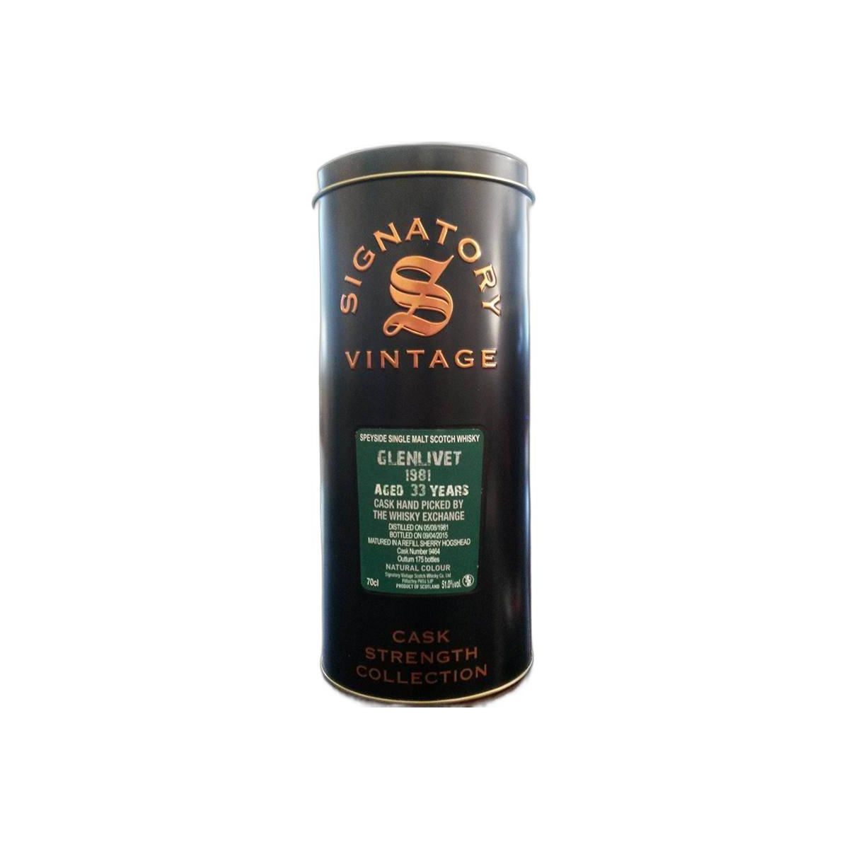 The Glenlivet Cask Strength Collection 1981 33 Years Single Malt Whisky 3