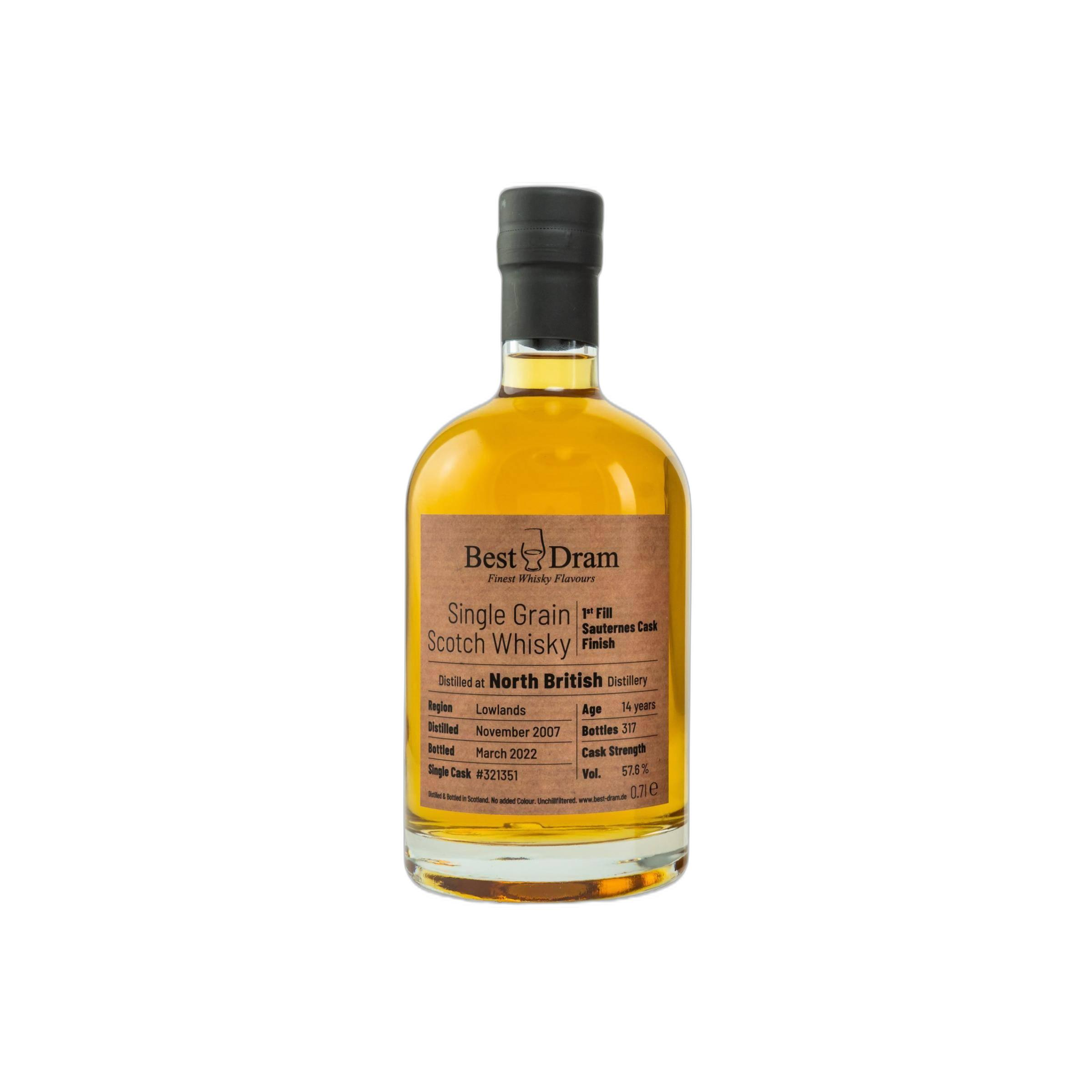 North British 2007 14 Years Single Grain Whisky