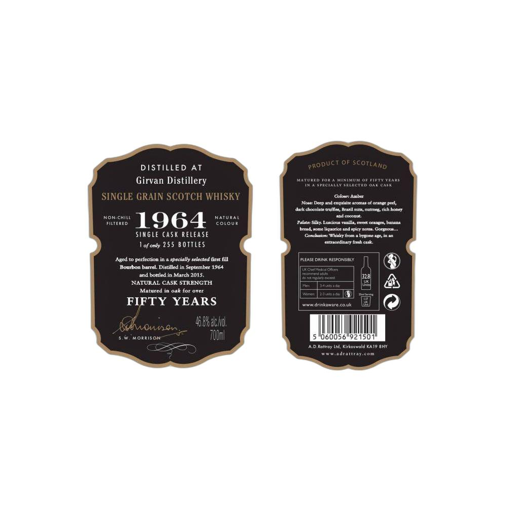 Girvan 1964 50 Years Single Grain Whisky 2