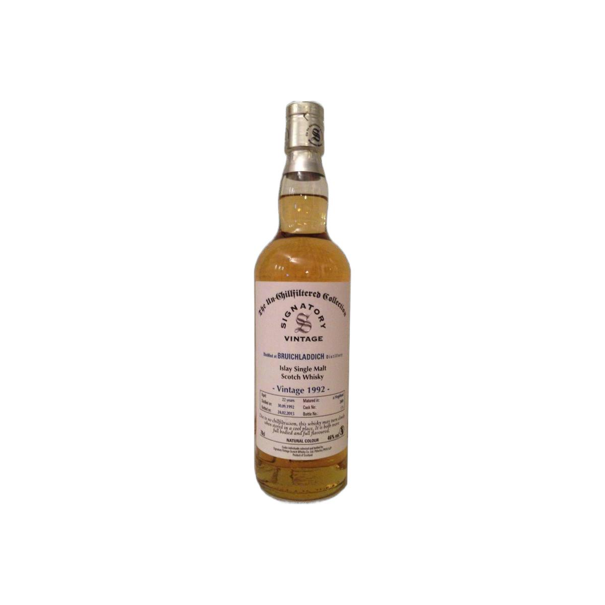 Bruichladdich The Un-Chillfiltered Collection 1992 22 Years Single Malt Whisky