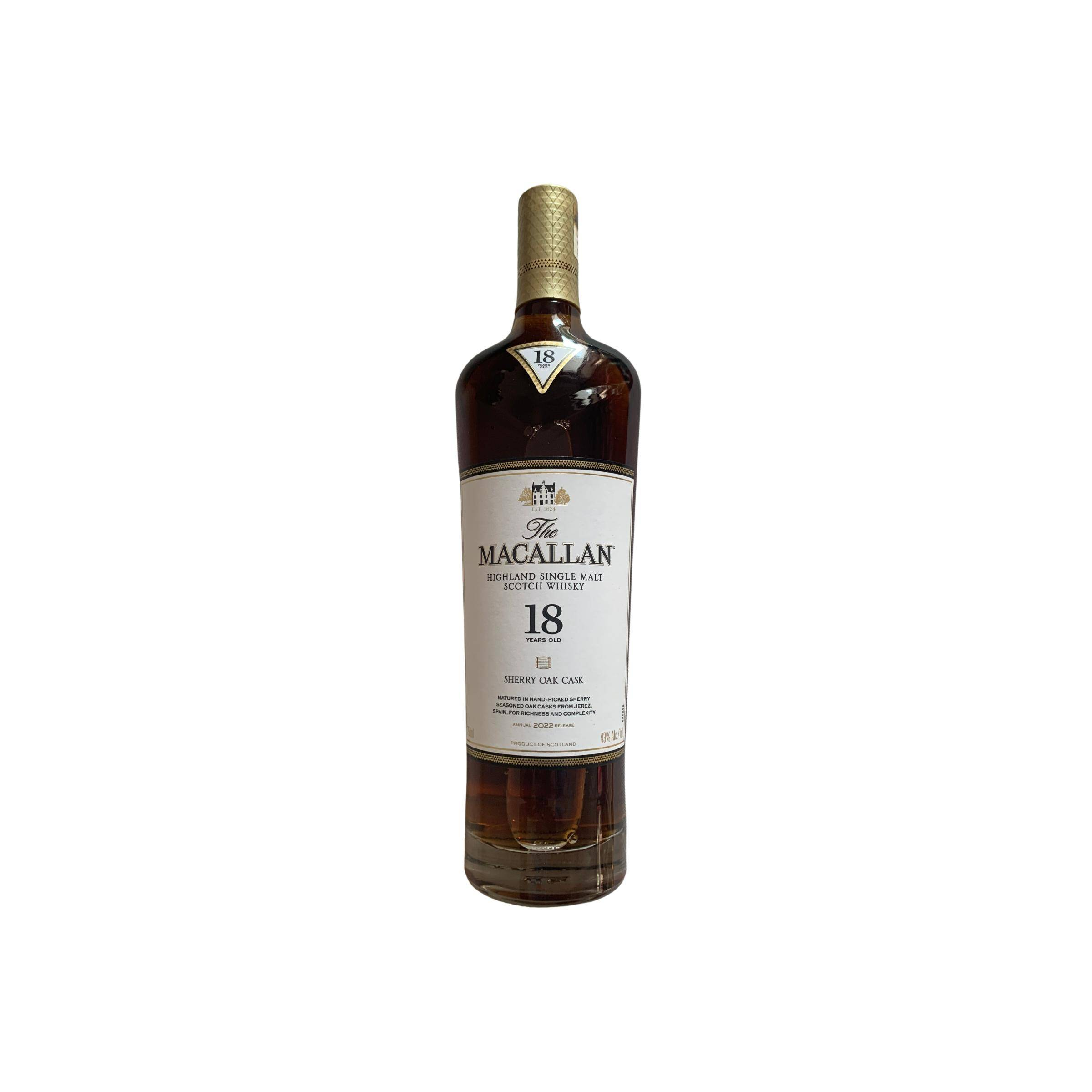 The Macallan 18 Years Single Malt Whisky