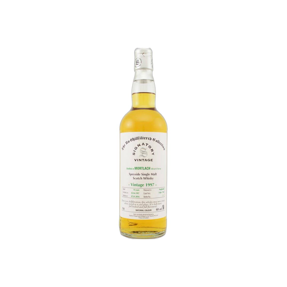 Mortlach The Un-Chillfiltered Collection 1997 18 Years Single Malt Whisky