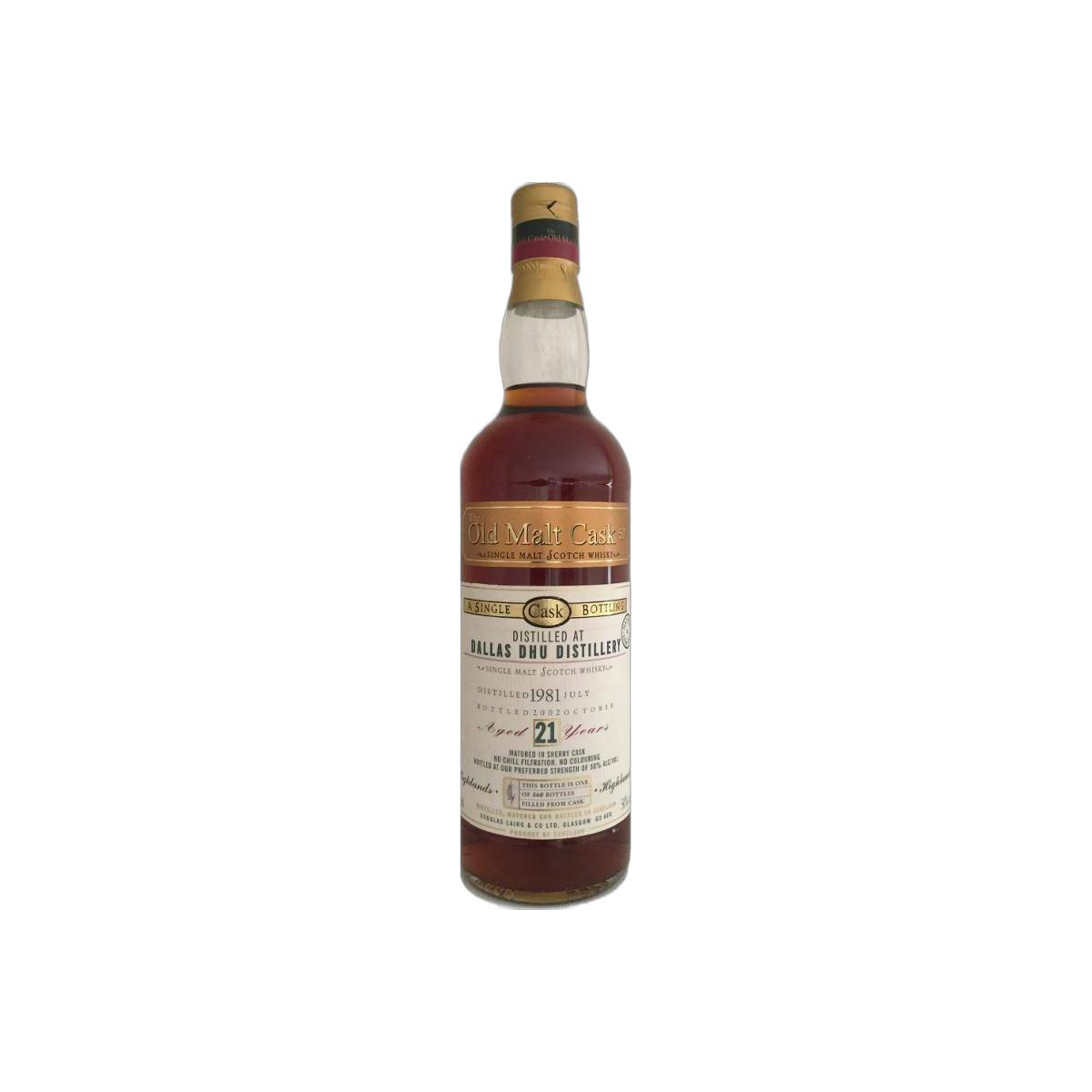 Dallas Dhu Old Malt Cask 1981 21 Years Single Malt Whisky